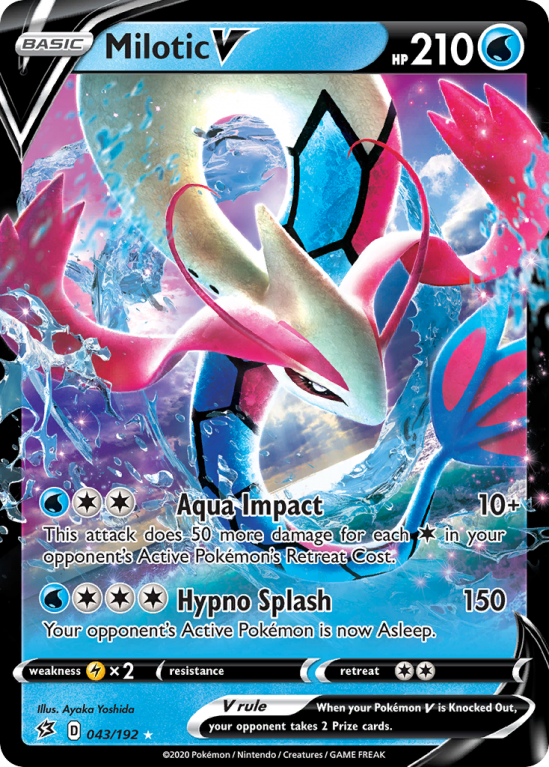 Milotic V 43/192 Sword & Shield Rebel Clash