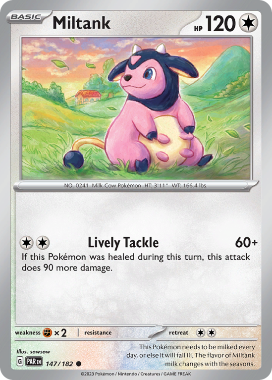 Miltank 147/182 Scarlet & Violet Paradox Rift