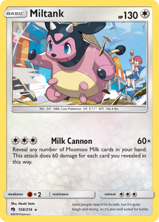 Miltank 158/214 Sun & Moon Lost Thunder
