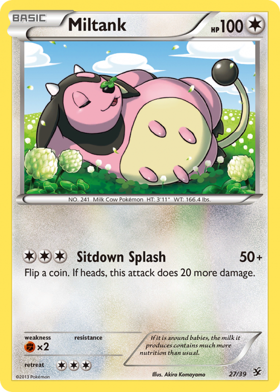 Miltank 27/39 XY Kalos Starter Set