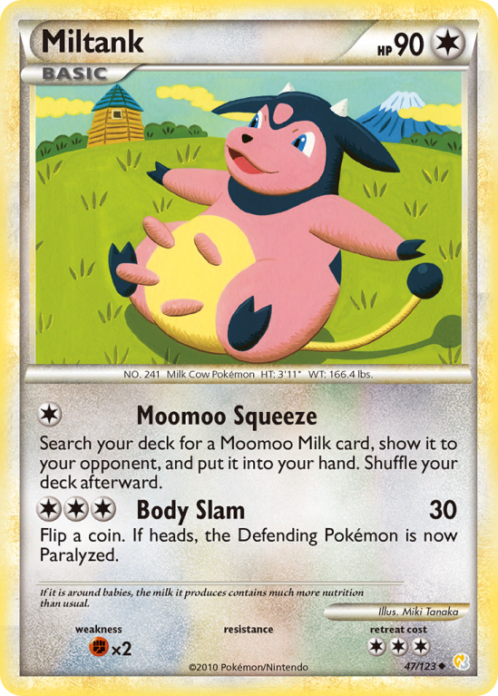 Miltank 47/123 HeartGold & SoulSilver HeartGold & SoulSilver