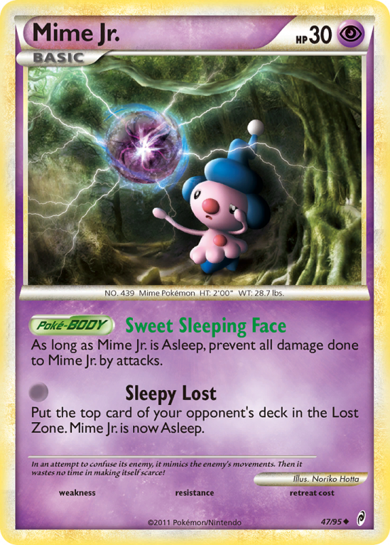 Mime Jr. 47/106 HeartGold & SoulSilver Call of Legends