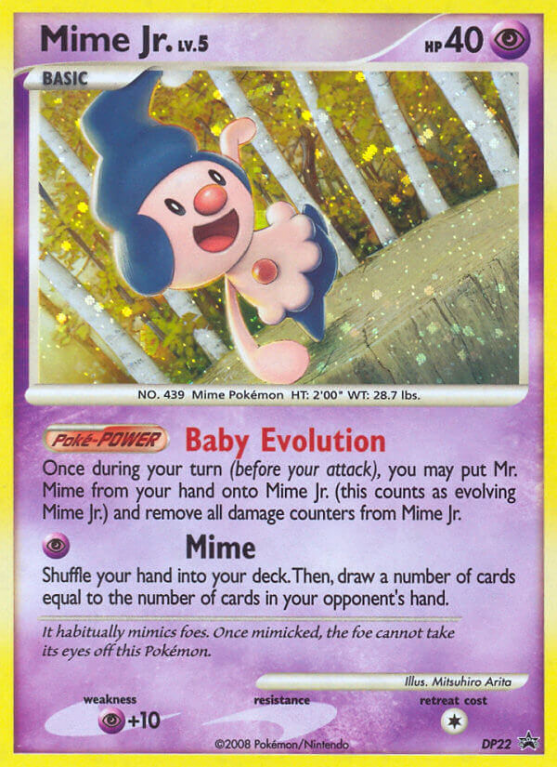 Mime Jr. DP22/56 Diamond & Pearl DP Black Star Promos