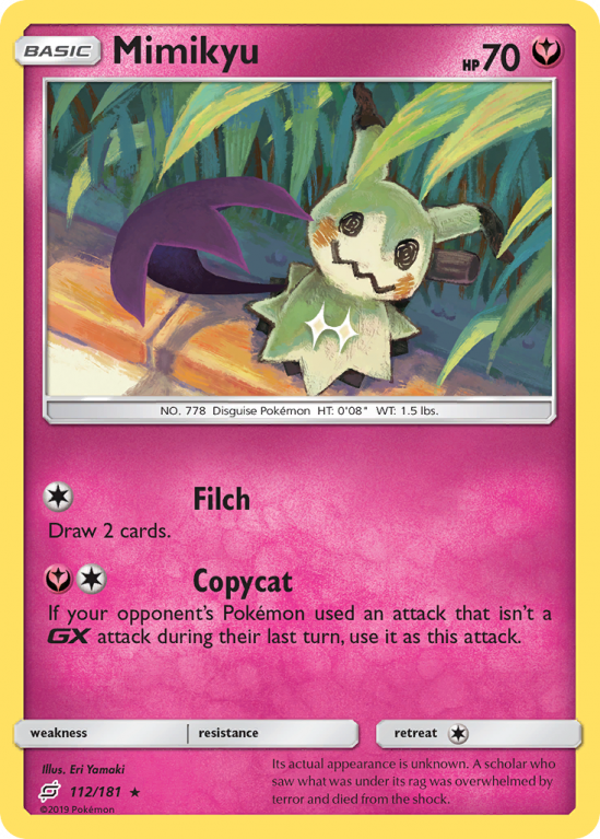 Mimikyu 112/181 Sun & Moon Team Up