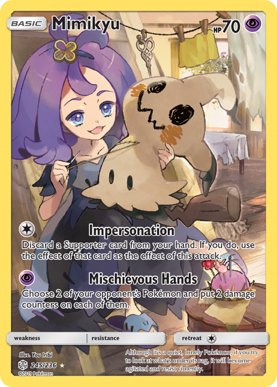 Mimikyu 245/236 Sun & Moon Cosmic Eclipse