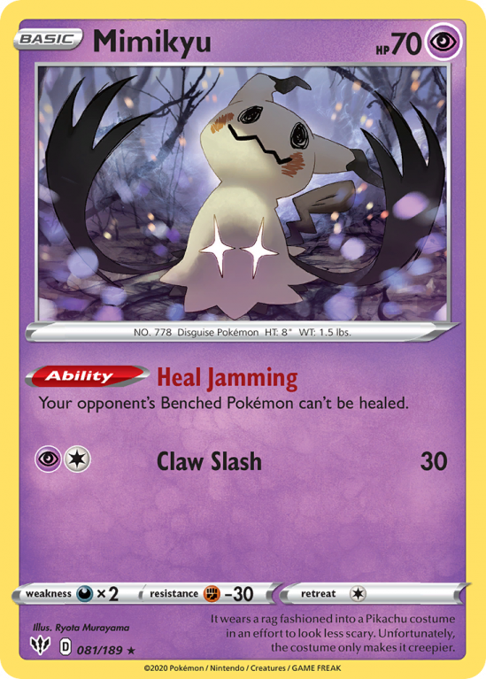 Mimikyu 81/189 Sword & Shield Darkness Ablaze