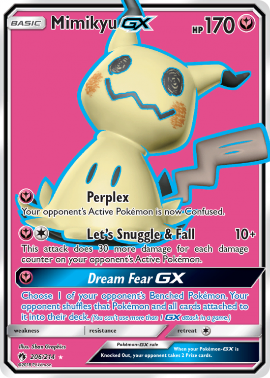 Mimikyu-GX 206/214 Sun & Moon Lost Thunder