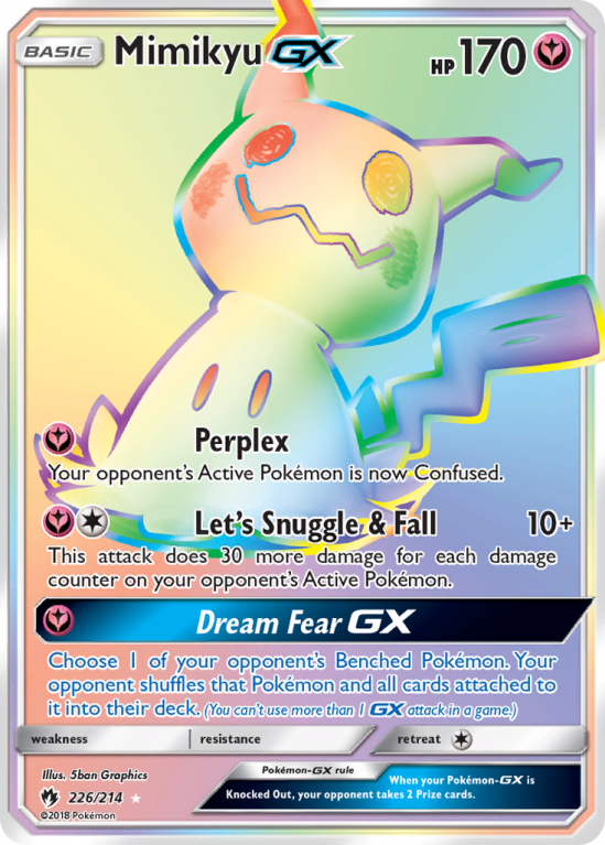 Mimikyu-GX 226/214 Sun & Moon Lost Thunder