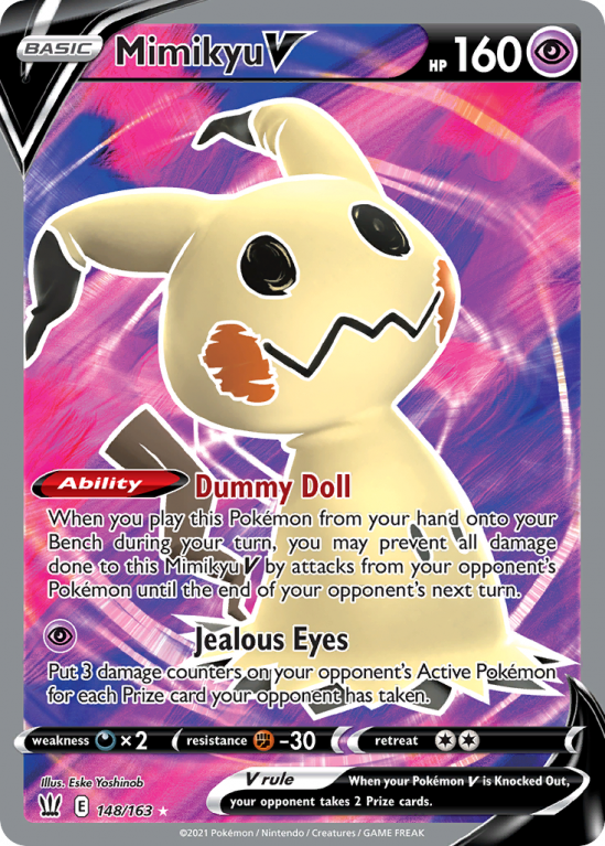 Mimikyu V 148/163 Sword & Shield Battle Styles