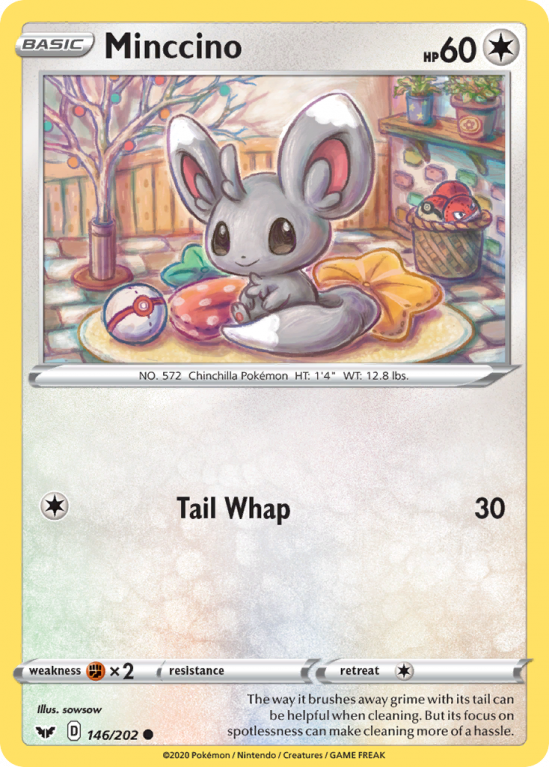 Minccino 146/202 Sword & Shield Sword & Shield