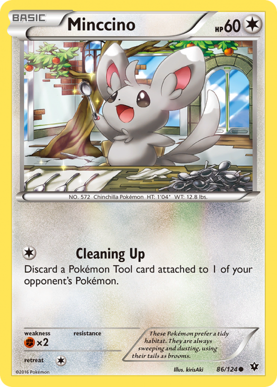 Minccino 86/124 XY Fates Collide