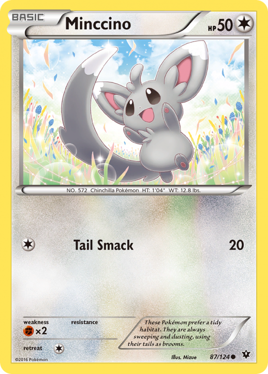 Minccino 87/124 XY Fates Collide