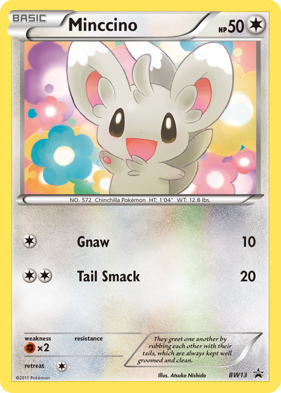 Minccino BW13/101 Black & White BW Black Star Promos