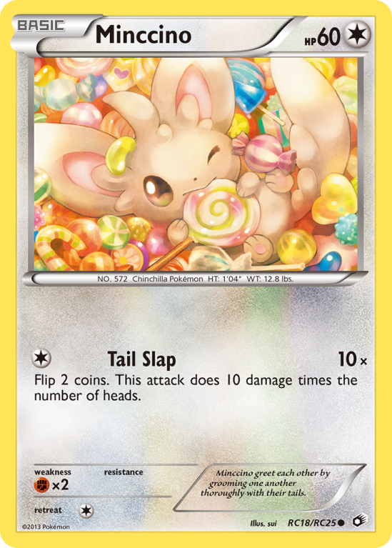 Minccino RC18/113 Black & White Legendary Treasures
