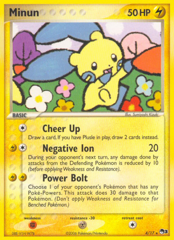 Minun 4/17 POP POP Series 3