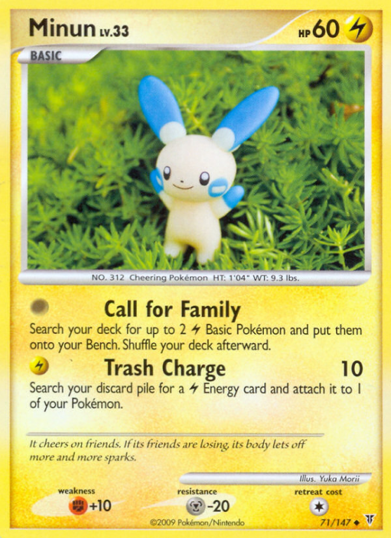 Minun 71/147 Platinum Supreme Victors