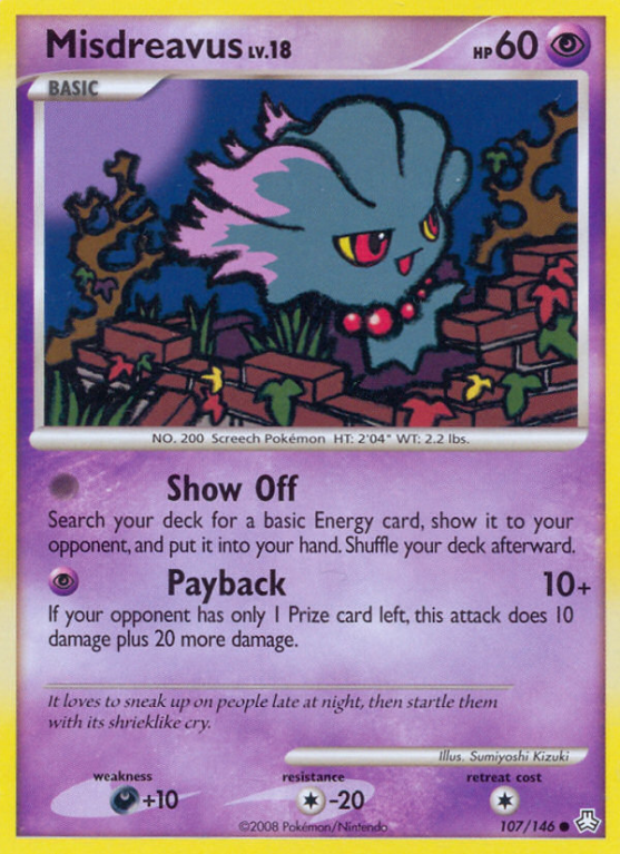 Misdreavus 107/146 Diamond & Pearl Legends Awakened