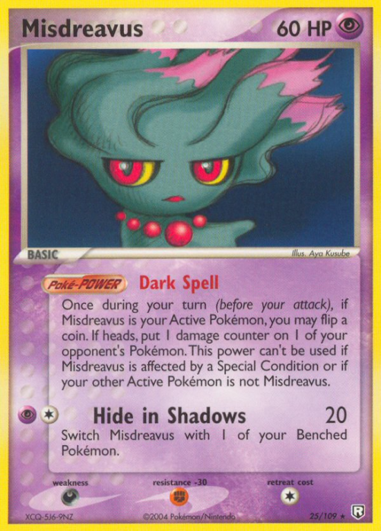 Misdreavus 25/109 EX Team Rocket Returns