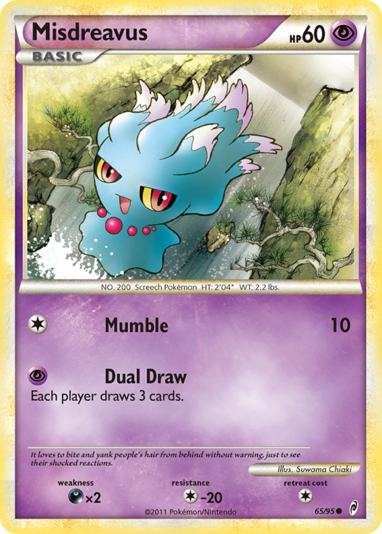 Misdreavus 65/106 HeartGold & SoulSilver Call of Legends