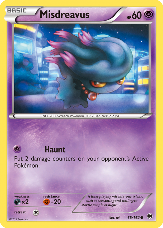 Misdreavus 65/162 XY BREAKthrough