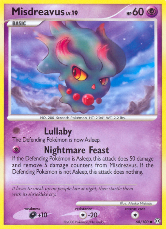 Misdreavus 68/100 Diamond & Pearl Stormfront