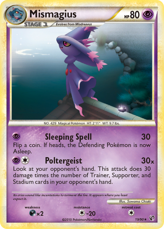 Mismagius 19/90 HeartGold & SoulSilver HS—Undaunted