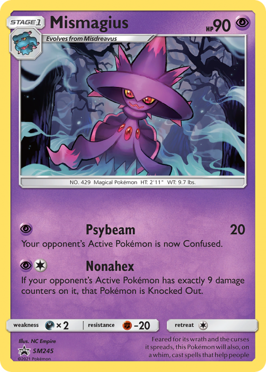 Mismagius SM245/156 Sun & Moon SM Black Star Promos
