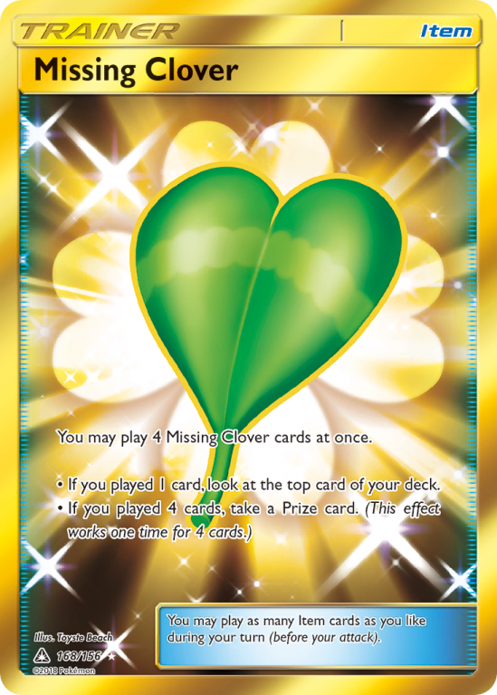 Missing Clover 168/156 Sun & Moon Ultra Prism