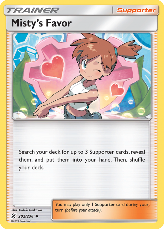 Misty's Favor 202/236 Sun & Moon Unified Minds