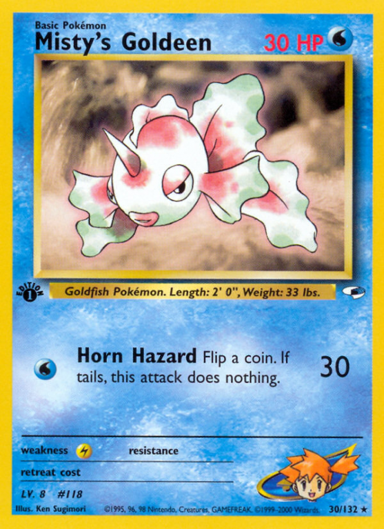 Misty's Goldeen 30/132 Gym Gym Heroes