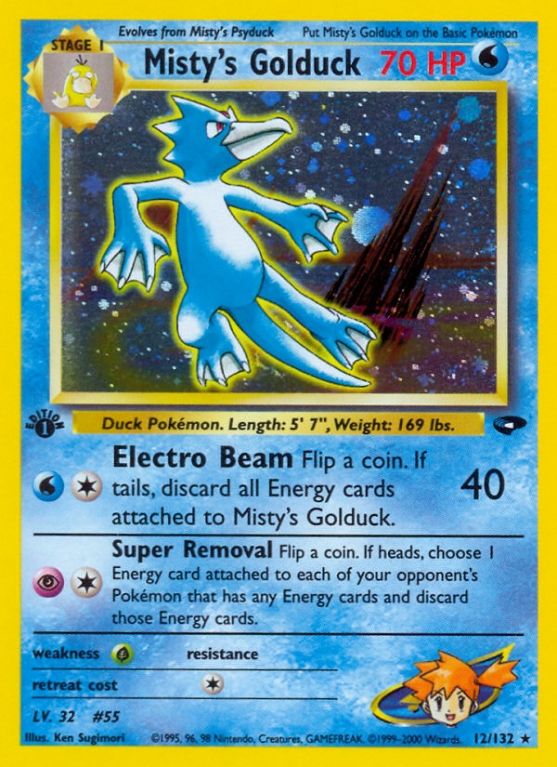 Misty's Golduck 12/132 Gym Gym Challenge