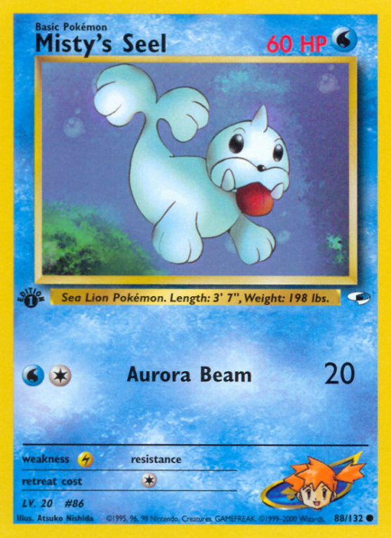 Misty's Seel 88/132 Gym Gym Heroes