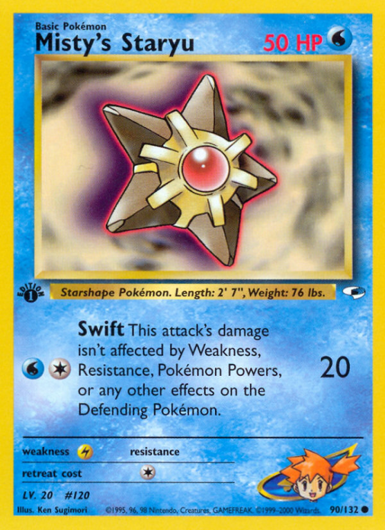 Misty's Staryu 90/132 Gym Gym Heroes