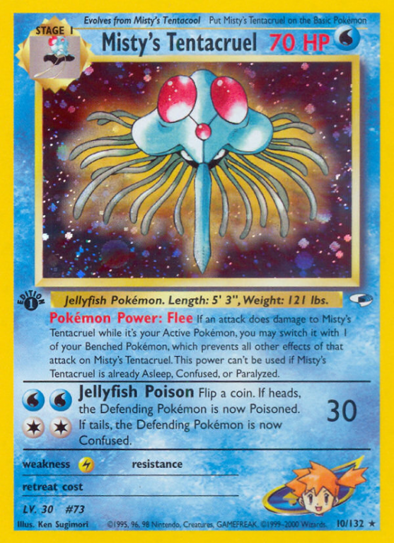Misty's Tentacruel 10/132 Gym Gym Heroes