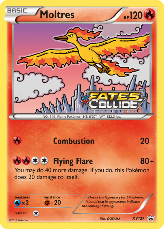 Moltres XY127/183 XY XY Black Star Promos