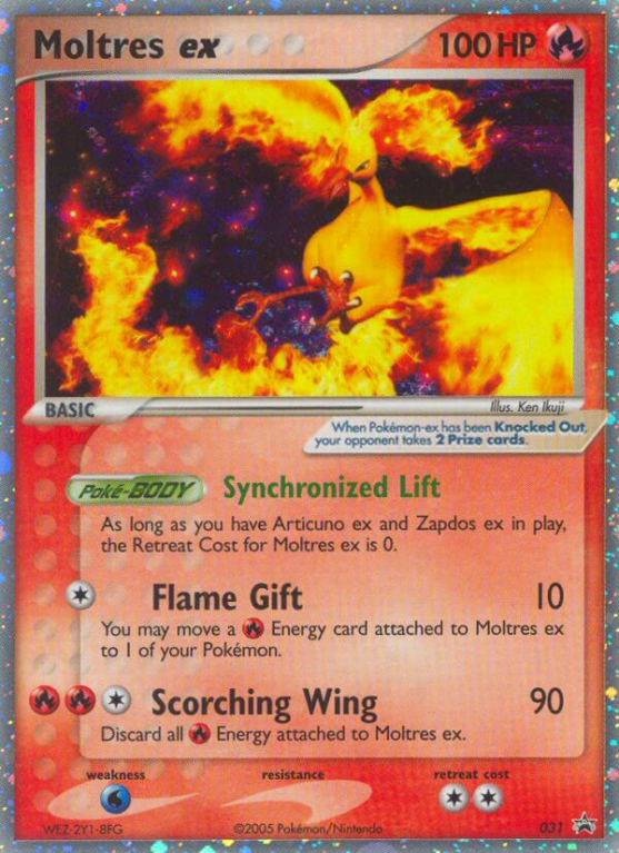 Moltres ex 31/40 NP Nintendo Black Star Promos