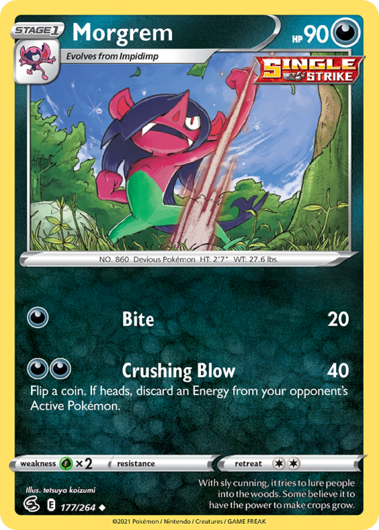 Morgrem 177/264 Sword & Shield Fusion Strike