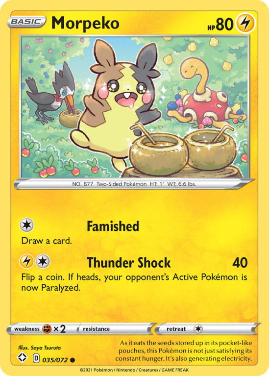 Morpeko 35/72 Sword & Shield Shining Fates