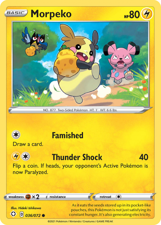 Morpeko 36/72 Sword & Shield Shining Fates