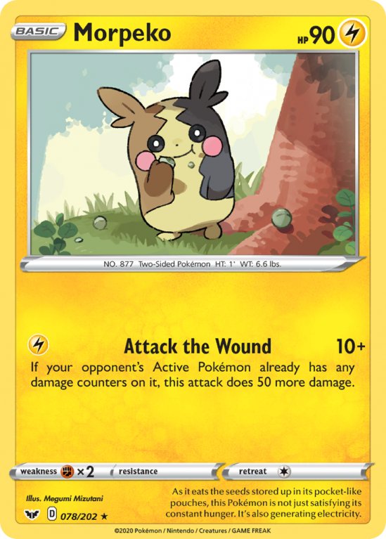 Morpeko 78/202 Sword & Shield Sword & Shield
