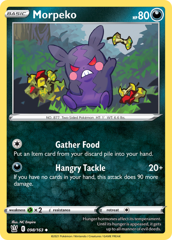Morpeko 98/163 Sword & Shield Battle Styles