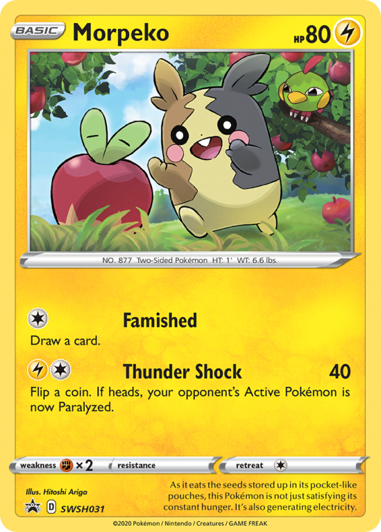 Morpeko SWSH031/103 Sword & Shield SWSH Black Star Promos