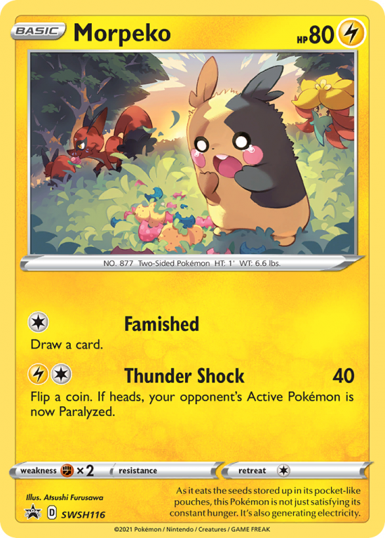 Morpeko SWSH116/103 Sword & Shield SWSH Black Star Promos