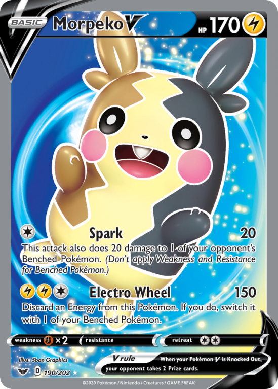 Morpeko V 190/202 Sword & Shield Sword & Shield