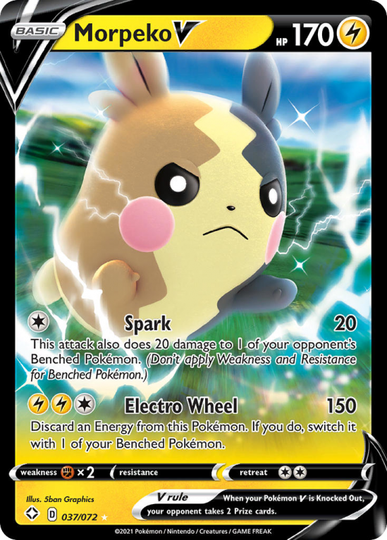 Morpeko V 37/72 Sword & Shield Shining Fates