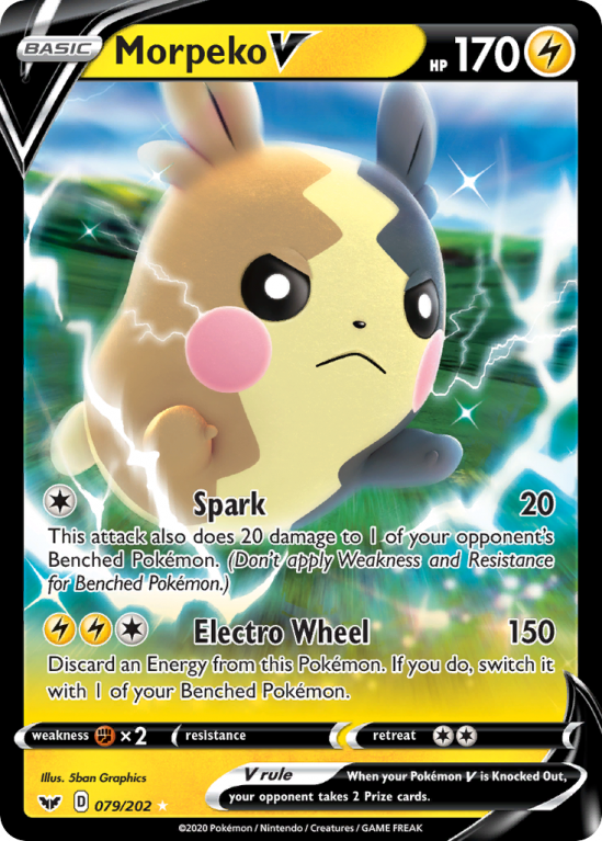 Morpeko V 79/202 Sword & Shield Sword & Shield