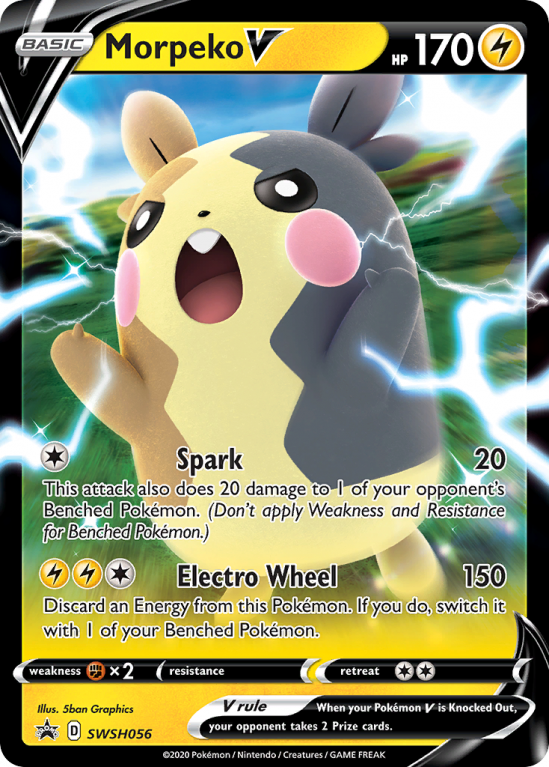 Morpeko V SWSH056/103 Sword & Shield SWSH Black Star Promos