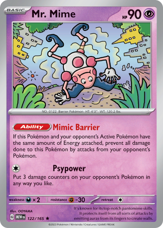 Mr. Mime 122/165 Scarlet & Violet 151