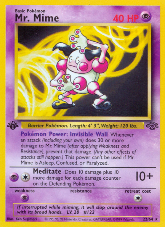 Mr. Mime 22/64 Base Jungle