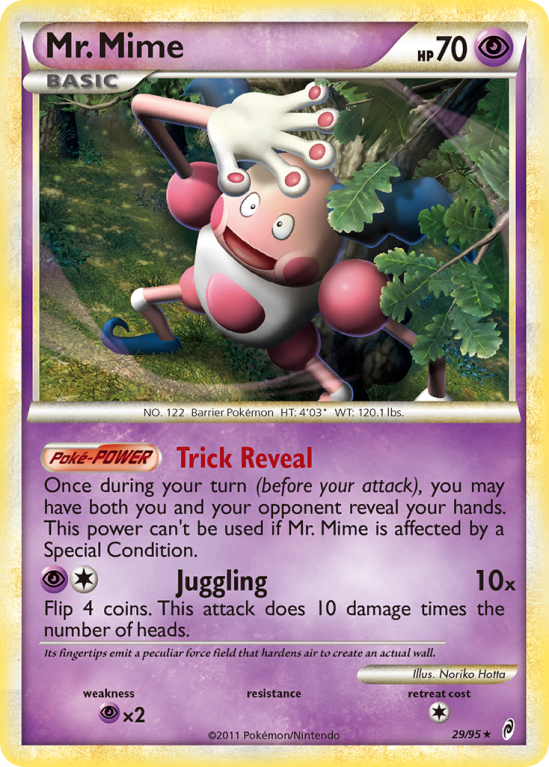 Mr. Mime 29/106 HeartGold & SoulSilver Call of Legends